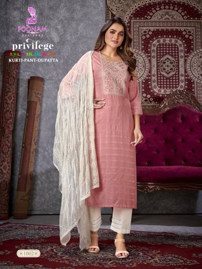 Privilege By Poonam Designer Readymade Salwar Kameez Collection